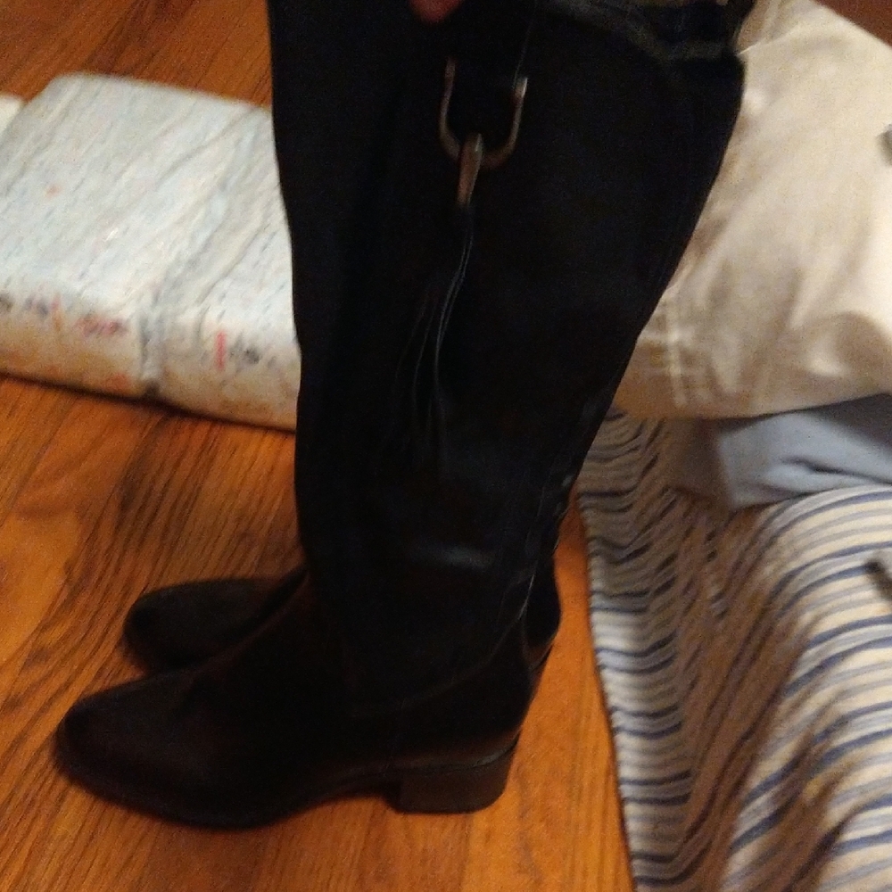 SO Women's Black Heeled Boots